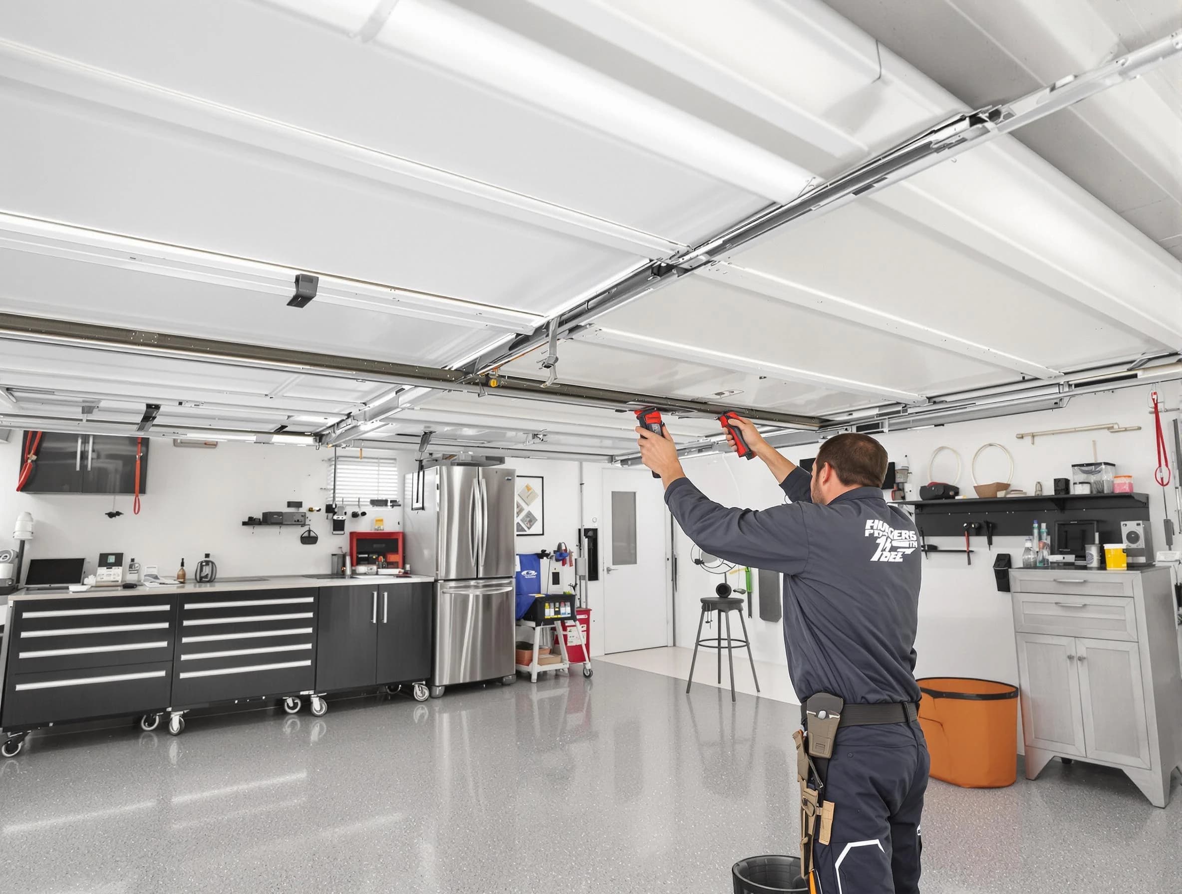 Overhead garage door repair service by Corrales Garage Door Repair in Corrales