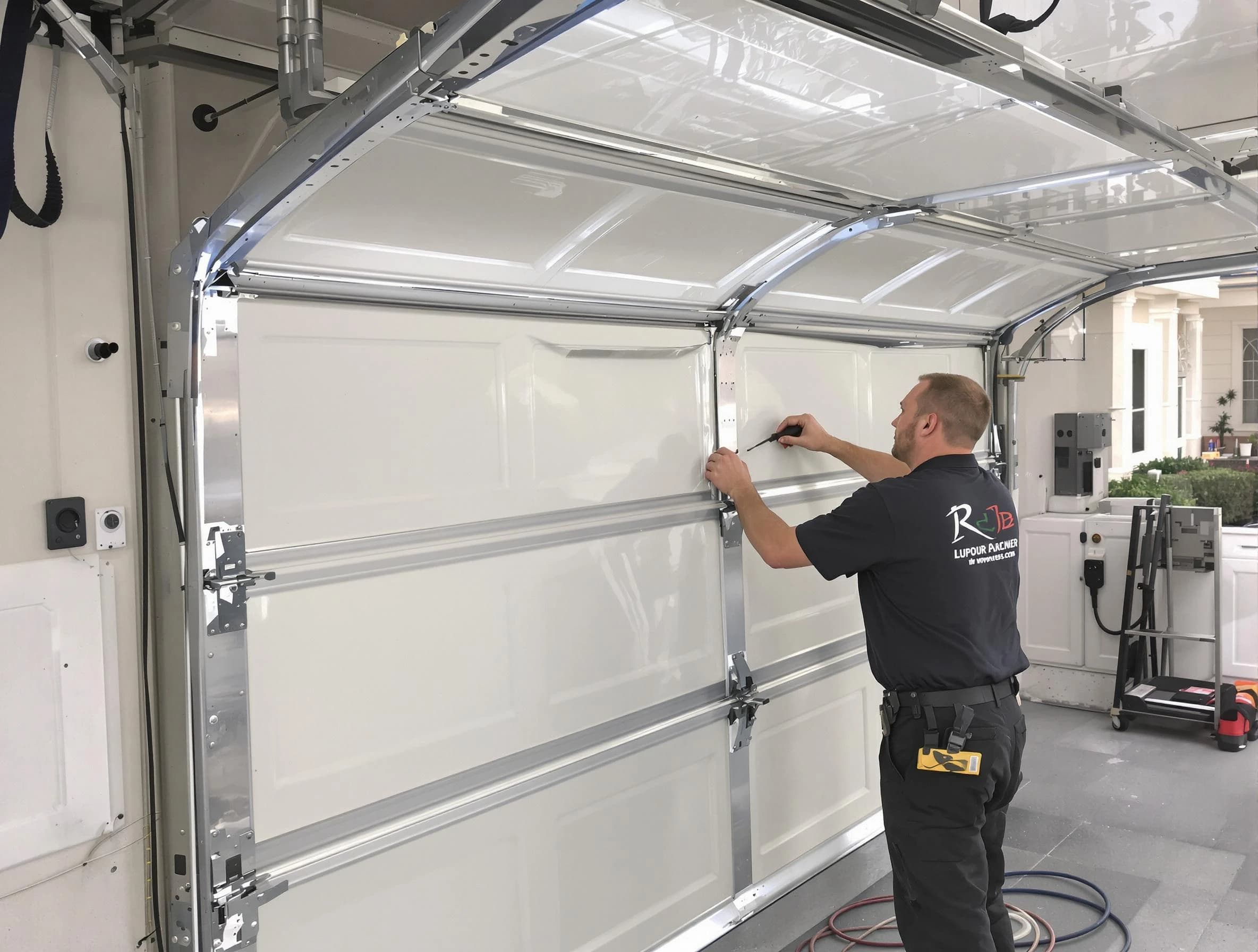 Corrales Garage Door Repair professional performing panel repair in Corrales