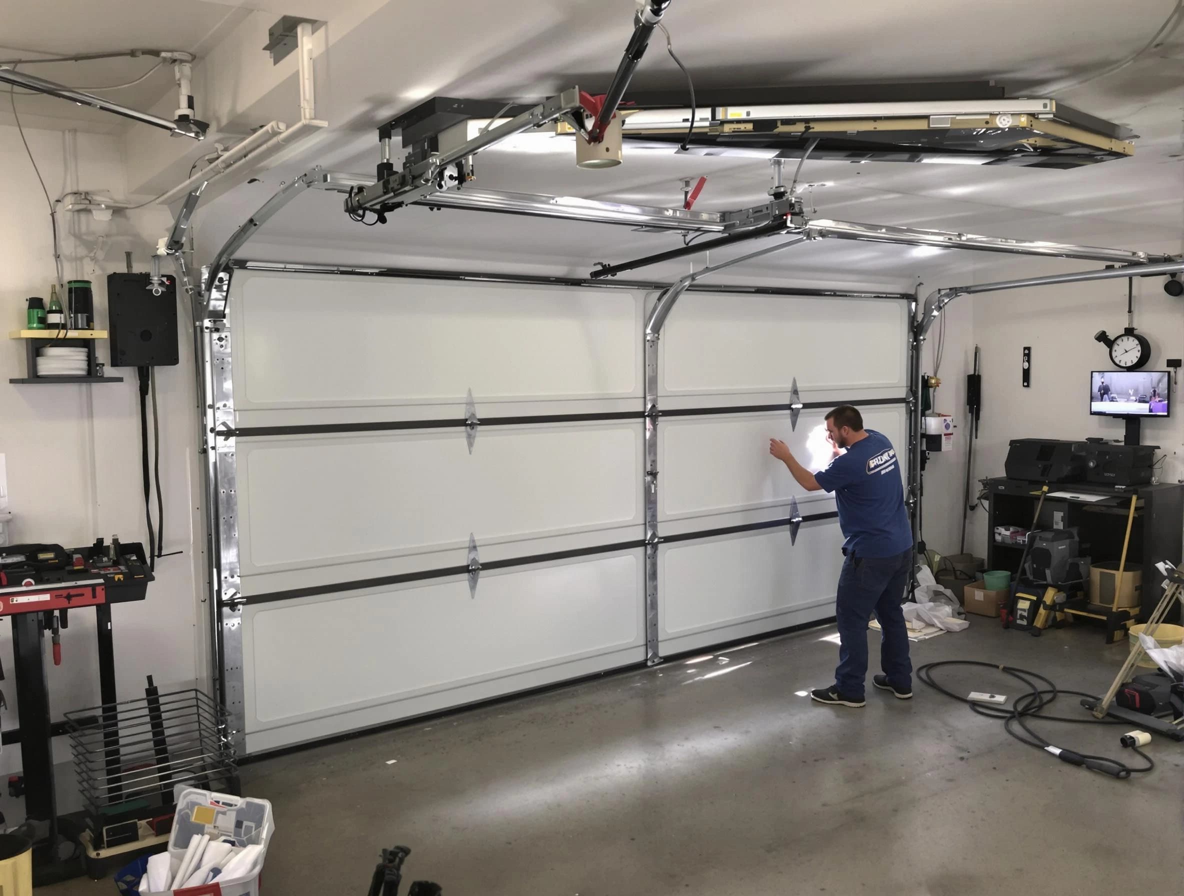 Professional garage door repair service by Corrales Garage Door Repair in Corrales