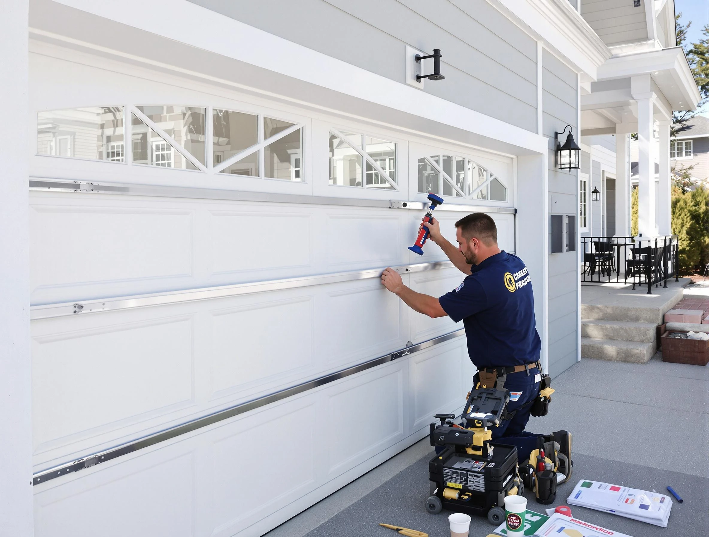 Professional garage door installation by Corrales Garage Door Repair in Corrales