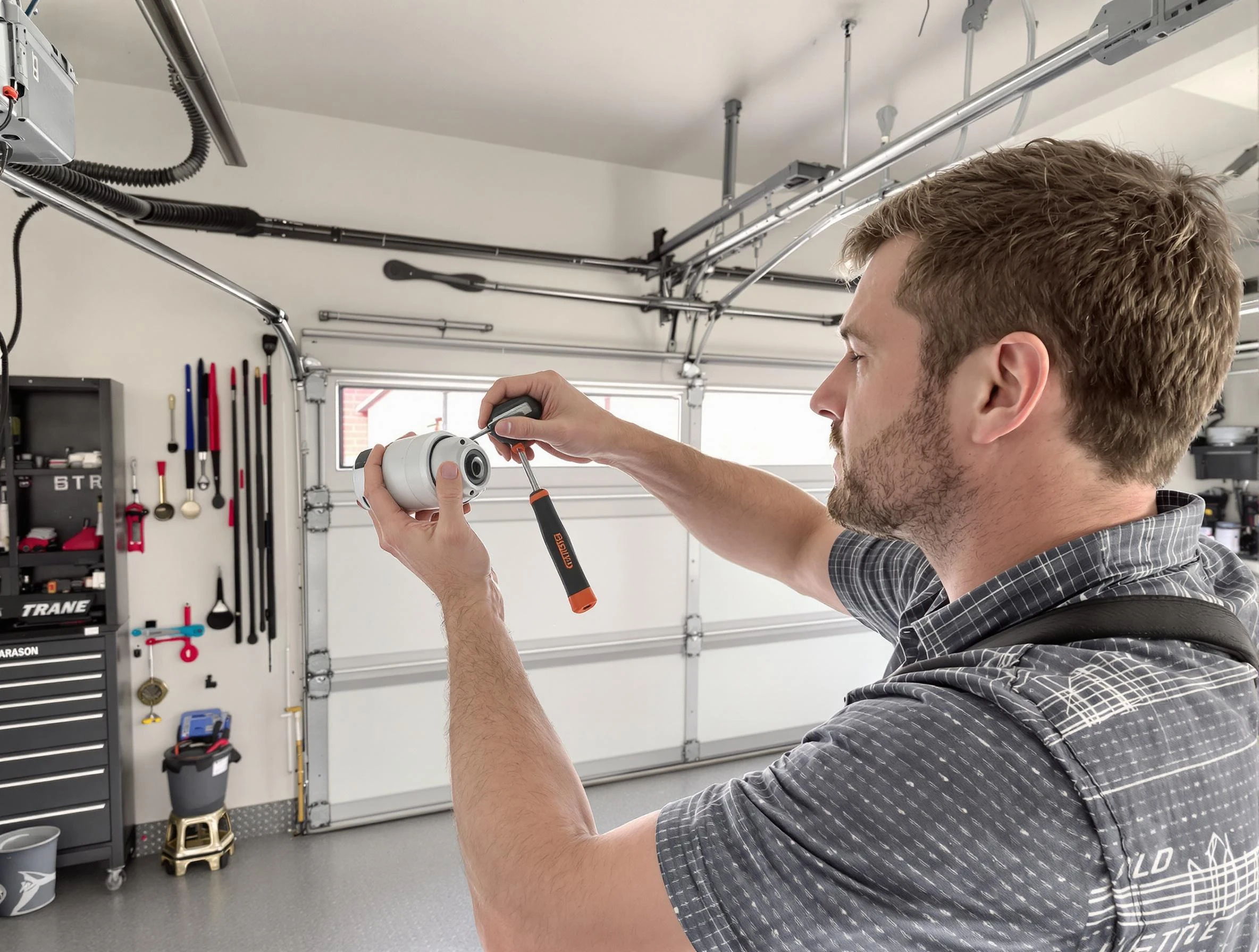 Garage door opener repair service by Corrales Garage Door Repair in Corrales